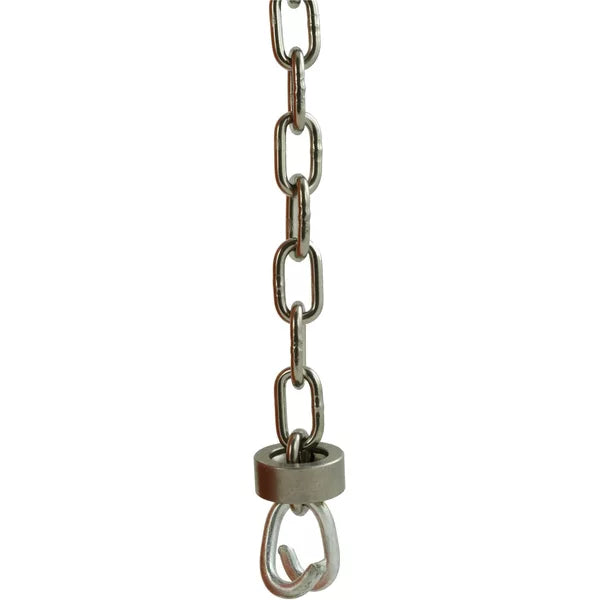 RESS Iskuharjan ketju iskustopperilla, safety linkillä – nuohoukseen ja piipun puhdistukseen.