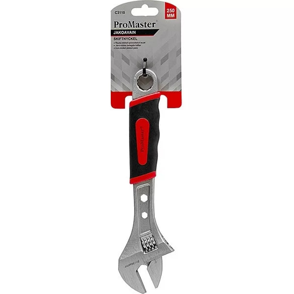 ProMaster jakoavain 250mm, nuohoojan työkalu. Kestävä ja tarkasti säädettävä.