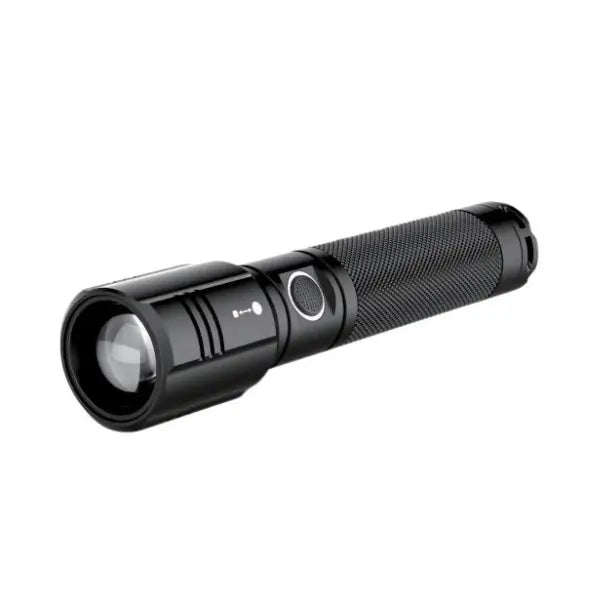 AWARD 1000 LUMEN ladattava käsivalaisin. Tehokas taskulamppu tarkennuksella.