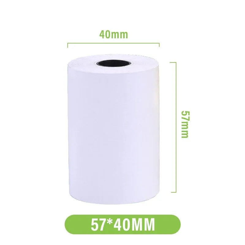 Golden chimney supplies BPA-vapaa kuittirulla 57x40x12 mm maksupäätteisiin ja kassajärjestelmiin.