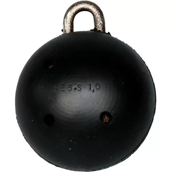 RESS Kumipinnoitettu Nuohouskuula silmukalla 1,0 kg/1,6 kg – hormien tehokkaaseen nuohoukseen.