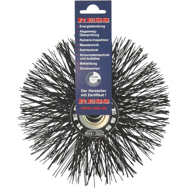 RESS Nuohousharjalevy Nylon, 3-pack. Tehokas nuohousharja kiukaan ja takan puhdistukseen.