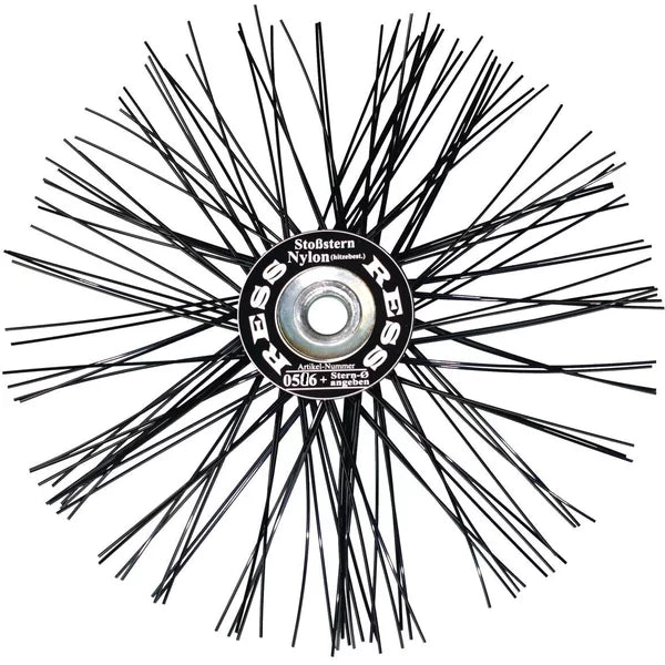 RESS Nuohousharjalevy Nylon Ø 28mm, tehokas nuohoukseen.