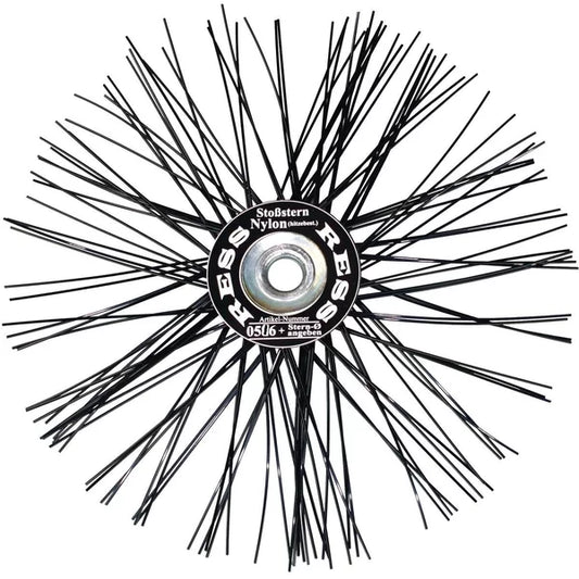 RESS Nuohousharjalevy Nylon Ø 28mm, tehokas nuohoukseen.