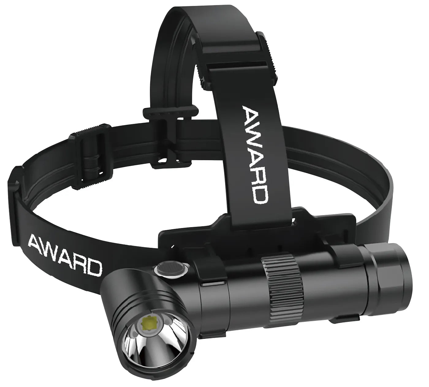 AWARD otsavalaisin 2000lm, ladattava. Tehokas LED-otsalamppu ulkoiluun ja työhön.