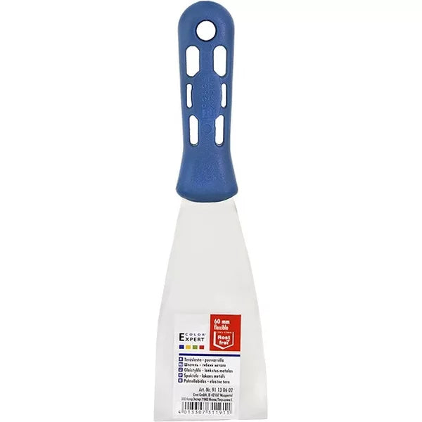 Color Expert 60mm teräslasta: ruostumaton, muovikahva. Nuohoojantyökalu ammattikäyttöön.